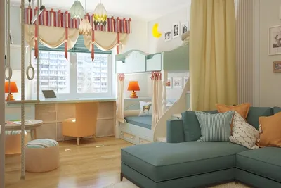 ≡ ➤ Дизайн детской эко-спальни для малыша ⋆ Фабрика мебели «Mamka™» ᐈ  Эксперт детского пространства