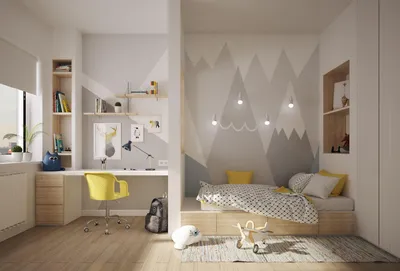 Дизайн интерьера детской комнаты: фото идей детской комнаты для детей  разного возраста
