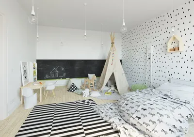 Дизайн детской комнаты для новорожденного: фото интерьера