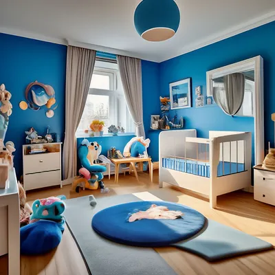 Детская для Мальчика - В Какой Цвет Покрасить Детскую Комнату?