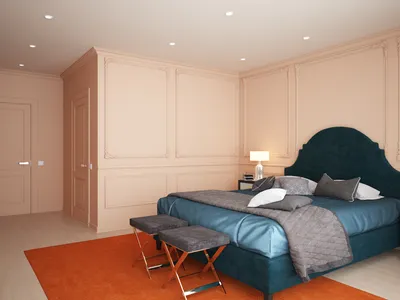 Латона Двуспальная кровать оранжевая, 180 от D1 furniture купить с  доставкой по Москве