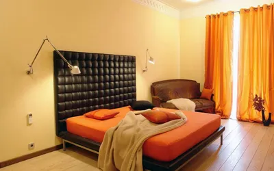 Оранжевый цвет в интерьере комнат: 60 стильных идей и фото