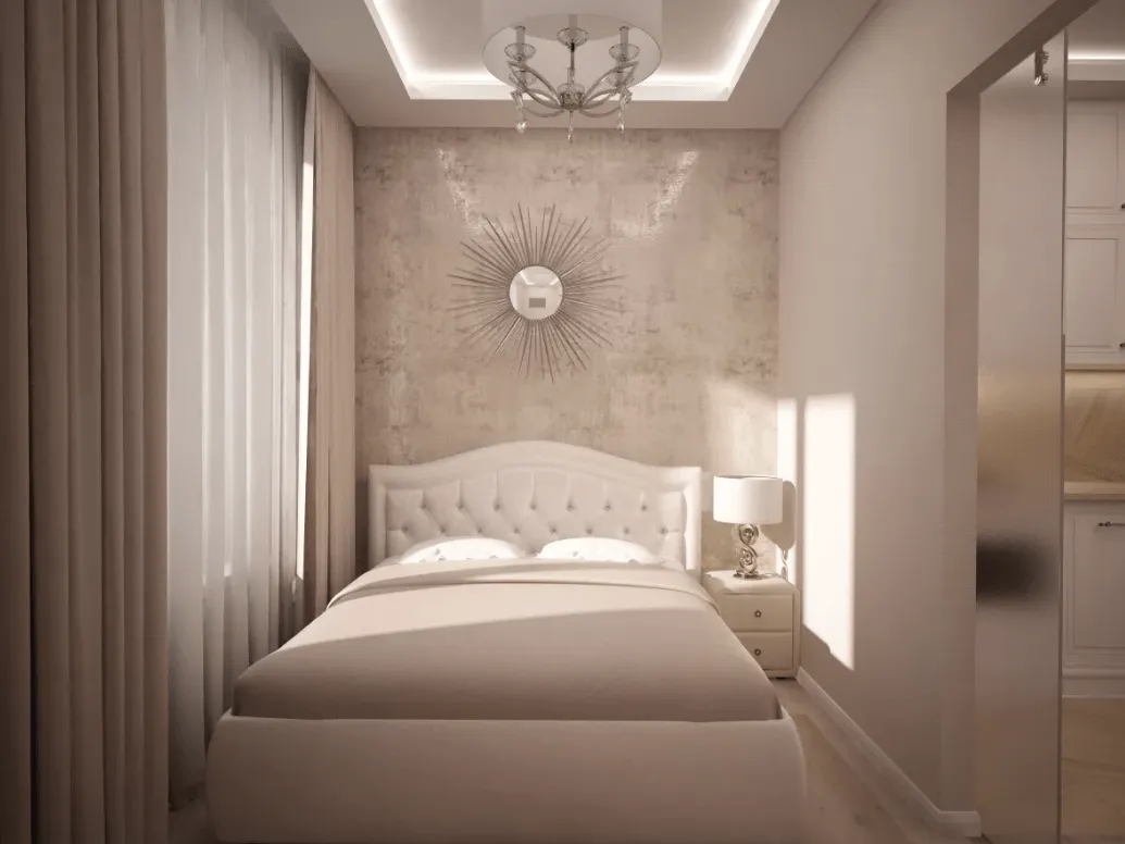 Дизайн маленькой спальни 2024 - идеи оформления, 40 фото