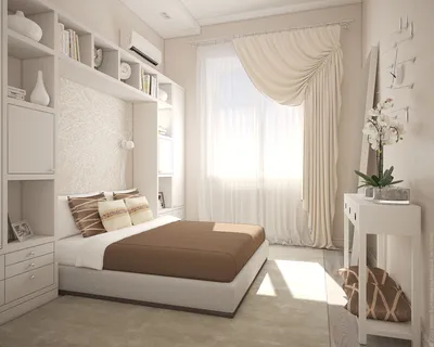 Светлая спальня в трехкомнатной квартире в центре Москвы. | Apartment  design, Bedroom furniture design, Bedroom design