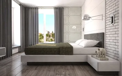 Современный дизайн спальни минимализм. Серый цвет в интерьере. Светлая  спальня. | Bedroom interior, Master bedroom interior, Interior design  bedroom