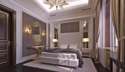VICWORK STUDIO - Элегантный интерьер гостевой спальни в стиле Арт-Деко