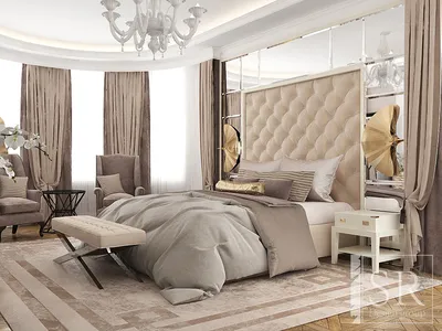 Дизайн спальни в стиле арт деко - Фрилансер Артем Бондаренко southrender -  Портфолио - Работа #2934357