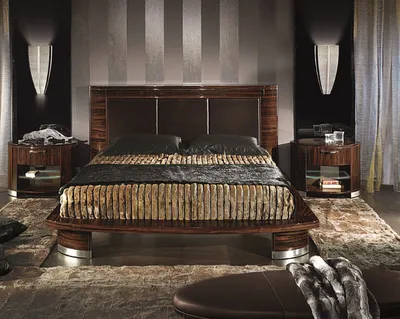Спальня в стиле арт-деко — оформления интерьера с пошаговыми фото