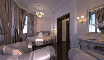 VICWORK STUDIO - Роскошный дизайн Интерьера гостевой спальни в стиле Арт- Деко