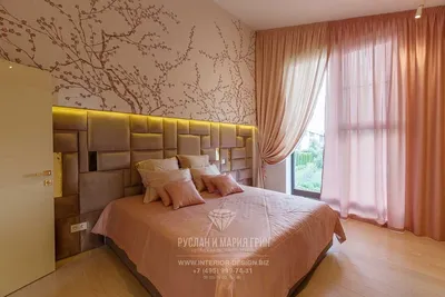 Дизайн розовой спальни в стиле арт-деко