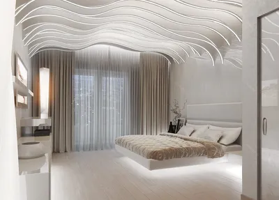 Натяжные потолки в спальне – идеальное, стильное и современное решение для дизайна интерьера