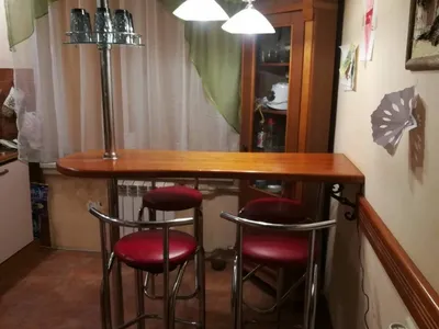 Стол барная стойка для маленькой кухни - 67 фото