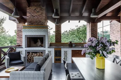 Летняя кухня: 40 фото, реальные примеры дизайна на даче