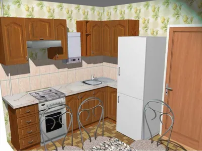 Дизайн кухни с газовым котлом: установка, дизайн - 75 фото | Дизайн кухни,  Дизайн, Кухня