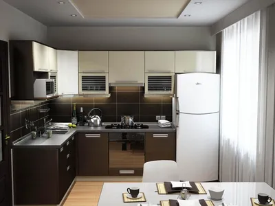 Дизайн потолка из гипсокартона на кухне +60 фото оформления