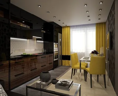 Дизайн кухня гостиная 18 кв м » Современный дизайн на Vip-1gl.ru