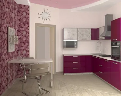 Дизайн угловой кухни 9 кв. м.: 50 фото интерьеров с холодильником, в  квартире-студии