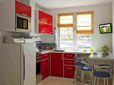 Красные кухни в интерьере (42 фото): видео-инструкция по оформлению  кухонного помещения своими руками, фото и цена