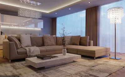 Коричневый диван в интерьере гостиной: сочетание дизайна с шоколадной  мебелью, фото