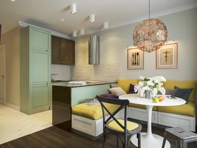 Дизайн кухни гостиной 20 кв м: фото с зонированием, цвета