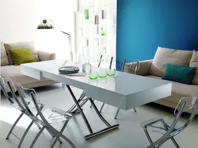 Стол-трансформер для гостиной: раскладные, раздвижные модели столов