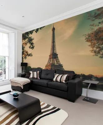 Фотообои с изображением любимых мест в интерьере вашей квартиры