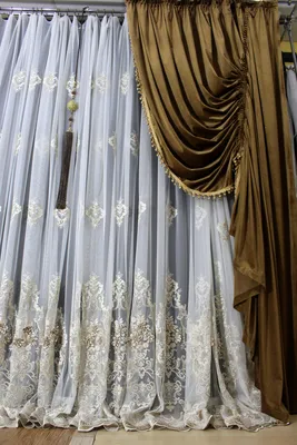 Комплект штор и тюля в классическом стиле корона в гостиную, спальную, зал:  продажа, цена в Хмельницкой области. Шторы, портьеры от \"Пани Гардиния\" -  1409326403