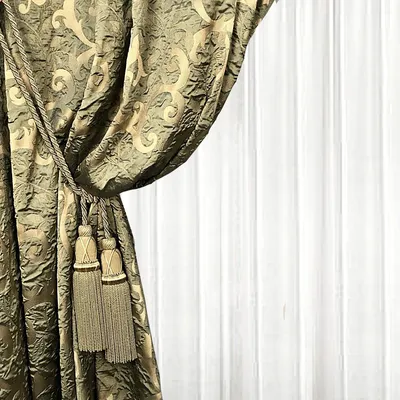 Ткань для штор в классическом стиле. Шторы в гостиную. Шторы в спальню.  Ткань для штор AMADEY (green), цена 780 грн — Prom.ua (ID#1313474349)