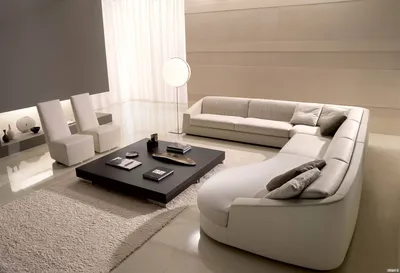 Модульная мягкая мебель для гостиной в современном стиле фото