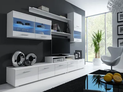 Современные модульные стенки для стильного и функционального интерьера  вашей гостиной | Musecube