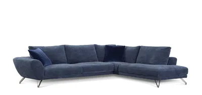 Синий диван в интерьере гостиной: удачные сочетания оттенков | Roche Bobois