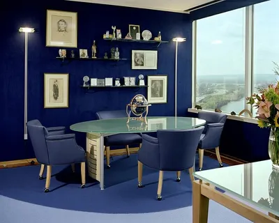 Синий цвет в дизайне интерьера, варианты, фото – Rehouz