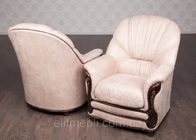 Мягкое кресло в гостиную в классическом стиле на заказ, от производителя.  Модель \"Кармен\