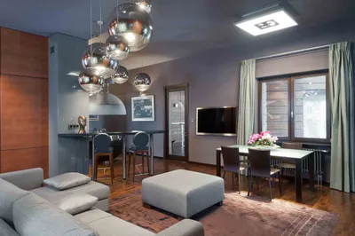 Освещение в гостиной: Варианты и идеи дизайна — Свет в гостиной комнате,  как сочетать люстры и светильники | Houzz Россия