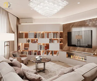 Дизайн интерьера гостиной в Москве - цены и фото дизайн-проектов гостиной