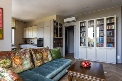 Идеальная квартира для современной семьи: рабочий кабинет, просторная кухня- гостиная, лаконичная спальня и два санузла - статьи про мебель на  Викидивании
