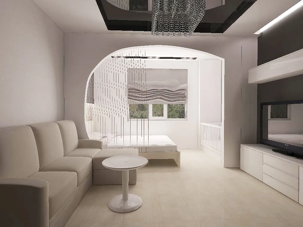 Дизайн гостиной спальни 18 кв м: диван или уголок со спящей функцией вместо кровати