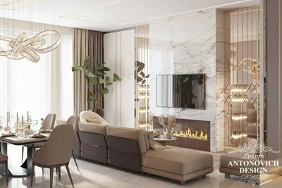 Дизайн Гостиной ⋆ Студия дизайна элитных интерьеров Luxury Antonovich Design
