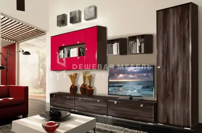 ТВ-зона 📺 в современном стиле в гостиной: как ее правильно оформить