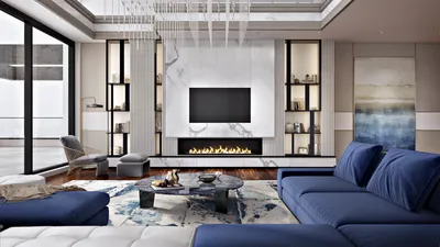 Дизайн ТВ зоны в гостиной: правила и идеи оформления