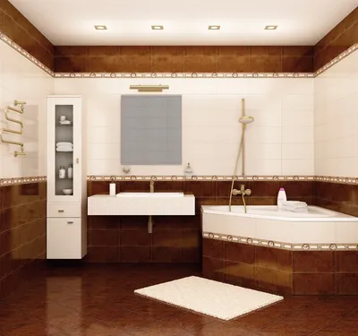 Дизайн плитки в ванной комнате фото | Статьи \"Донкерам\"