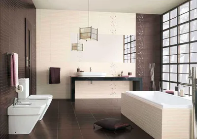 Дизайн плитки в ванной - как правильно выбрать, варианты отделки комнаты,  виды кафеля, идеи оформления с фото
