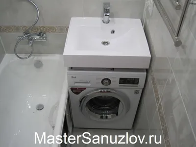 Дизайн ванной со стиральной машиной