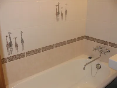 Укладка плитки в ванной комнате - 58 фото