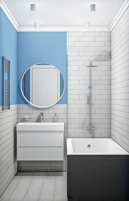 Классическая плитка в ванной комнате