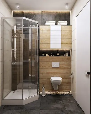 Дизайн ванной комнаты с душевыми уголками - 50 фото