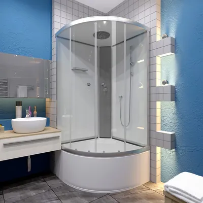 Дизайн ванной комнаты с душевой кабиной 2022: новинки в интерьере,  тенденции, стили, цвета и материалы (фото)
