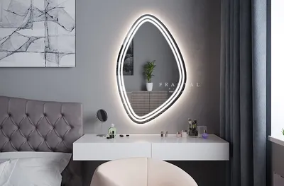 Купить зеркало с подсветкой virginia double в Москве в интернет-магазине  Fractal Mirror