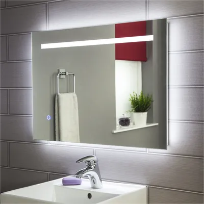 Современные зеркала в ванную комнату - 67 фото