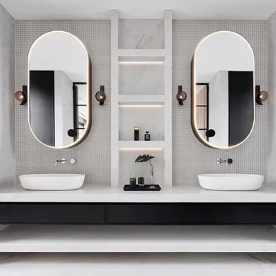 Зеркала в интерьере ванной — советы и приемы дизайнеров